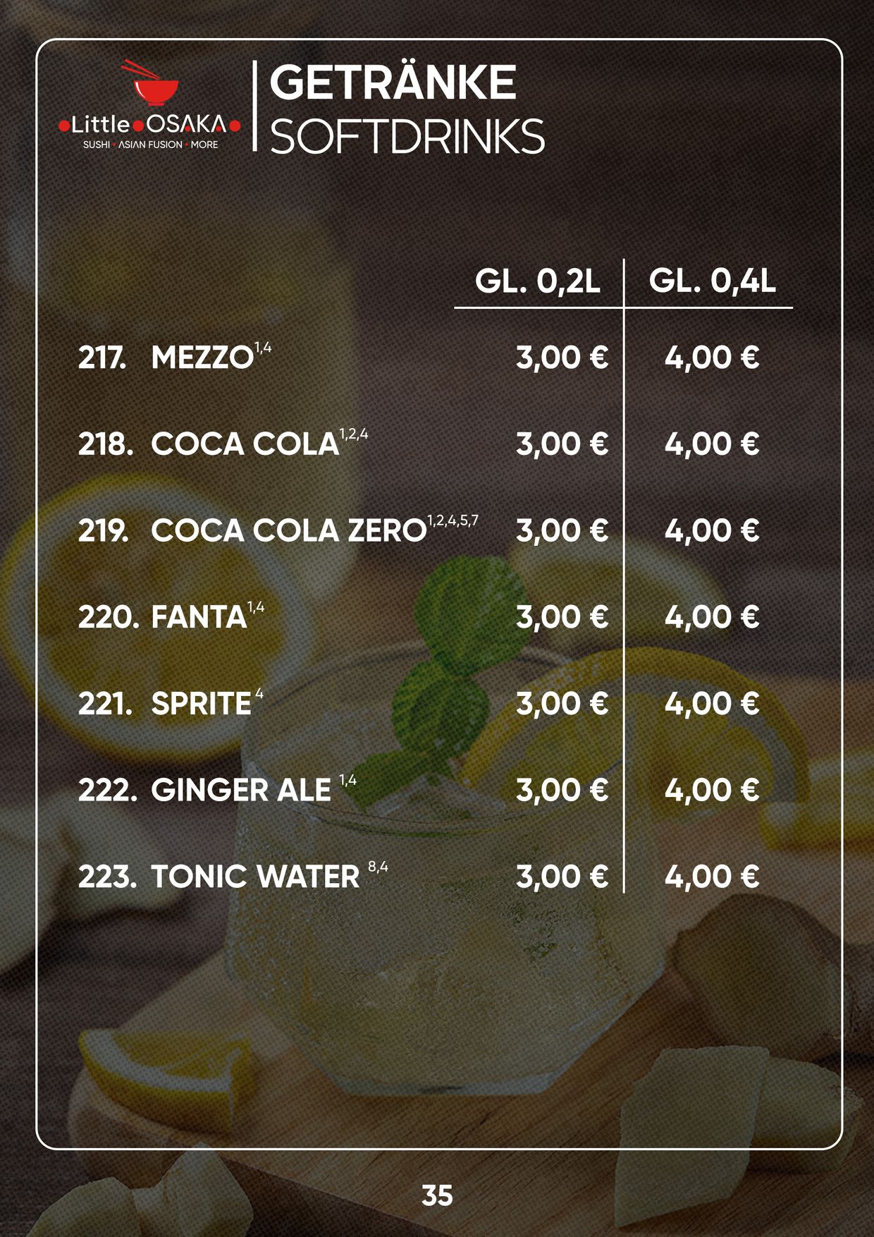 Menu catalogue 36